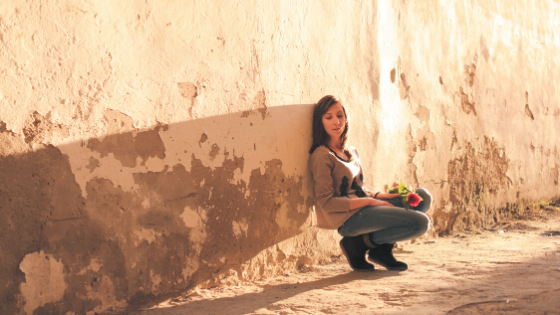 abandoned woman